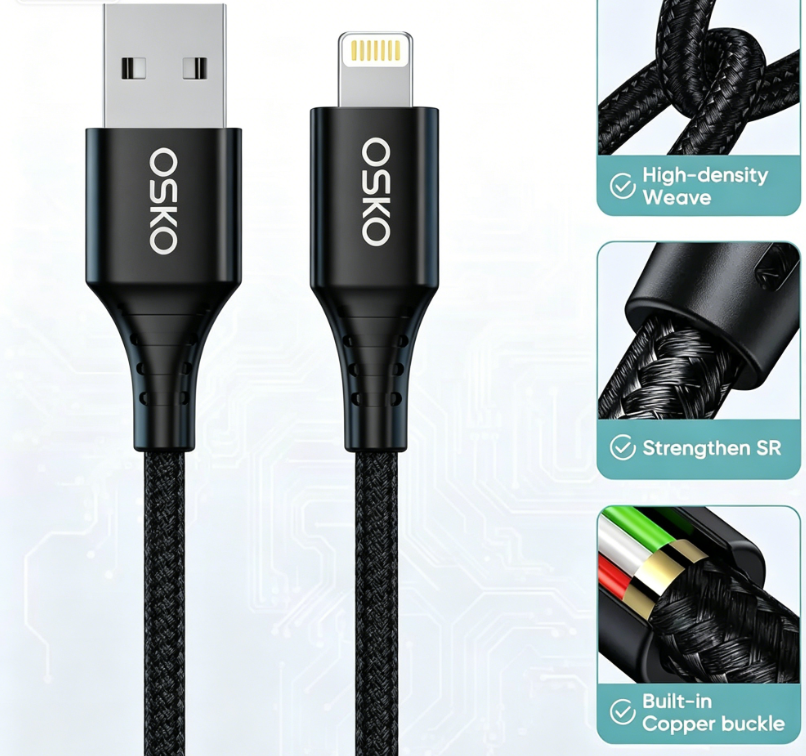 USB-A to Lightning Cables