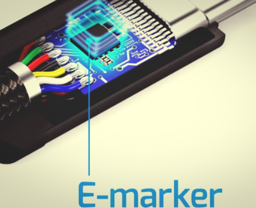 E-Marker Chips in 100W/240W Braided Cables