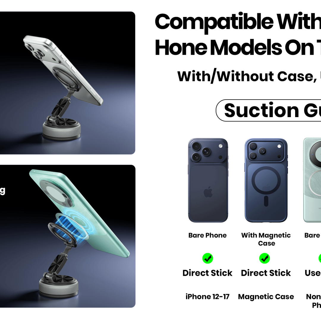Detachable Magnetic Car Phone Mount