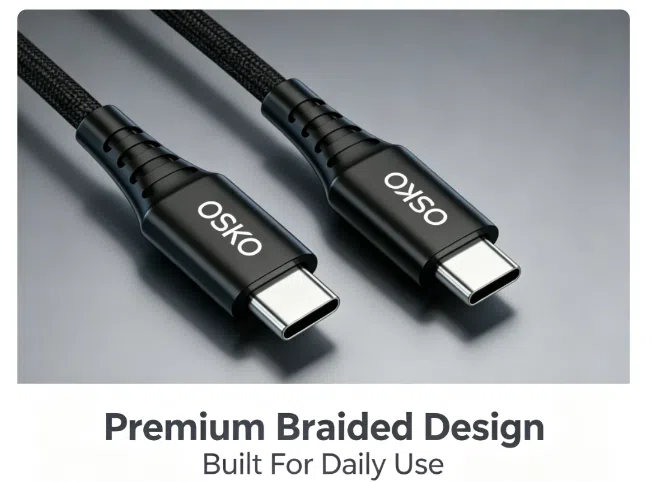 USB-C to USB-C Cable 60W