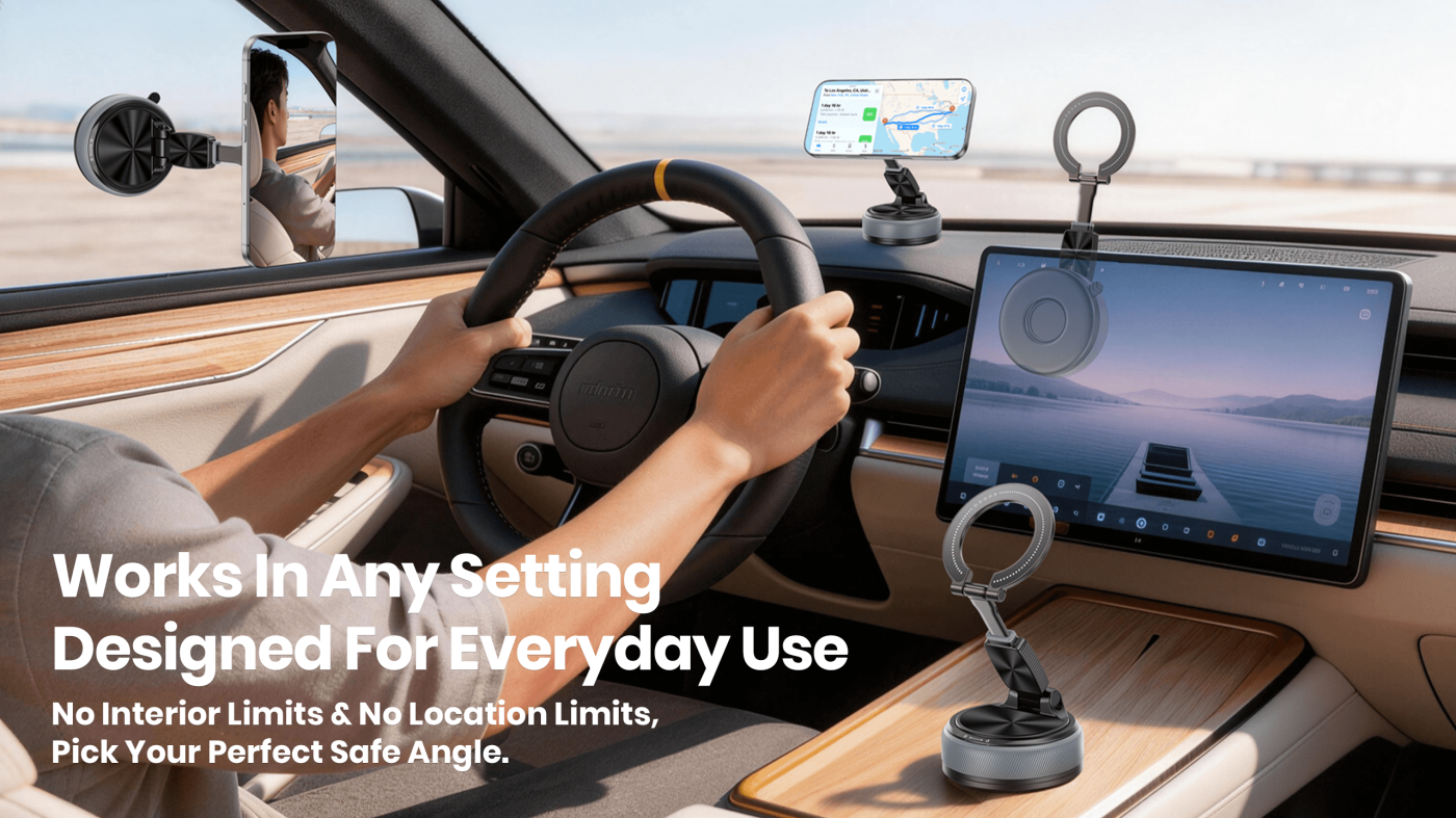 Detachable Magnetic Car Phone Mount