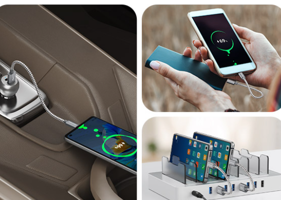 USB-C Cable for Power Bank and Car