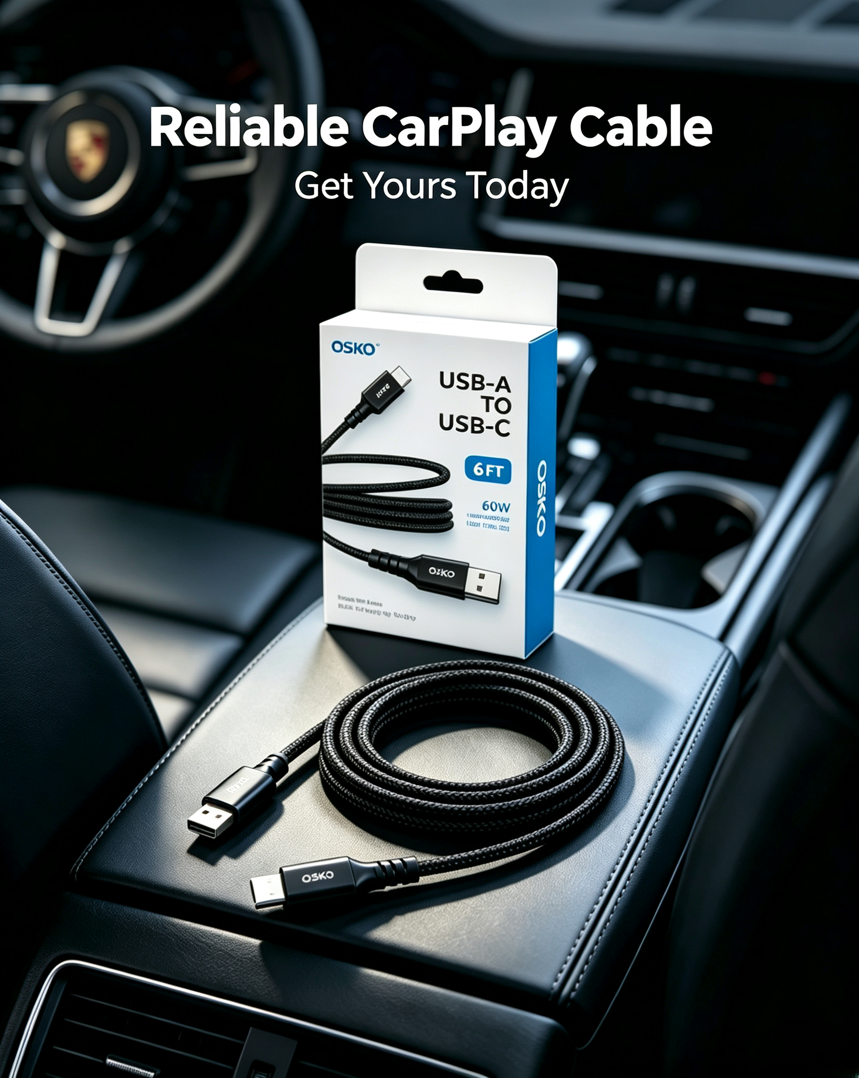 USB-A to USB-C 60W