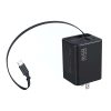 65W GaN Charger with Retractable USB-C Cable