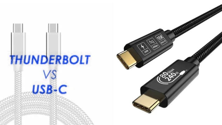 Thunderbolt vs USB C