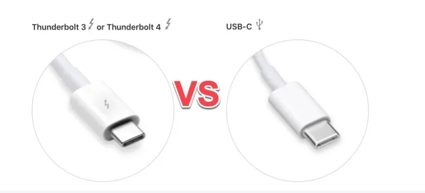 USB-C vs lightning vsThunderbolt