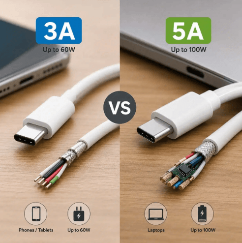 USB-C 3A vs 5A