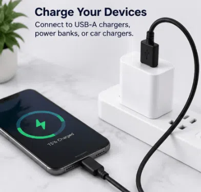 USB Type-C to USB Type-A Cables
