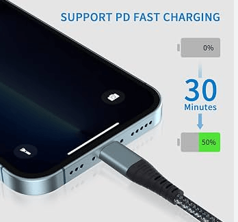 USB-C to Lightning cables
