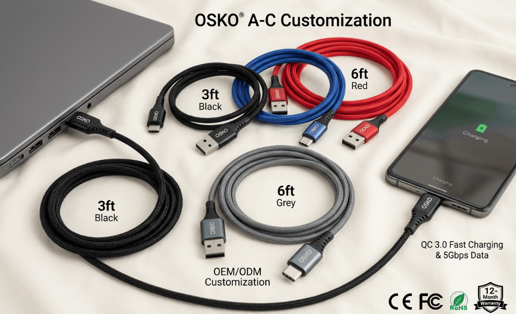 Custom USB-C Cable Manufacturing
