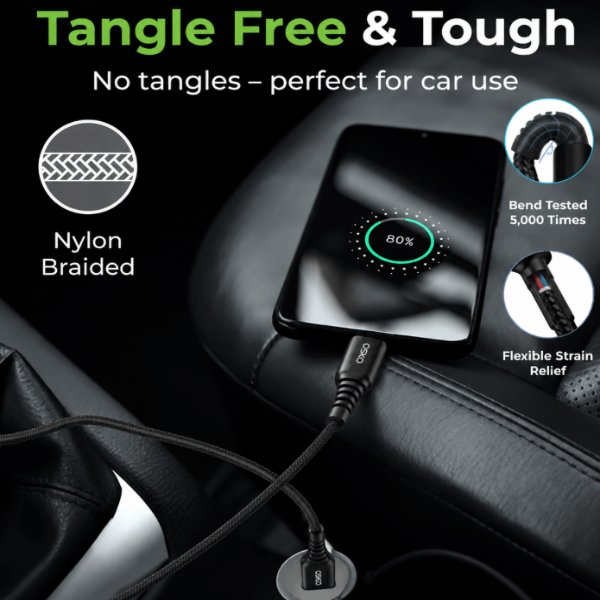 USB-C to USB-A CarPlay Cable