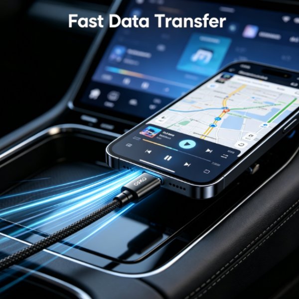 USB-C to USB-A CarPlay Cable