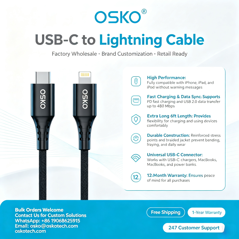 USB-C to Lightning Cable