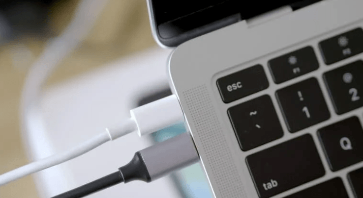USB-C laptop charging cable